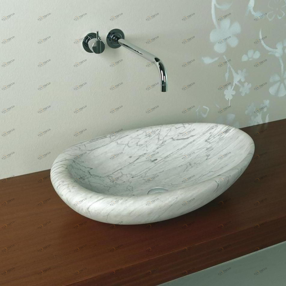 45722 Накладная раковина на столешницу  овальная Rapsel 