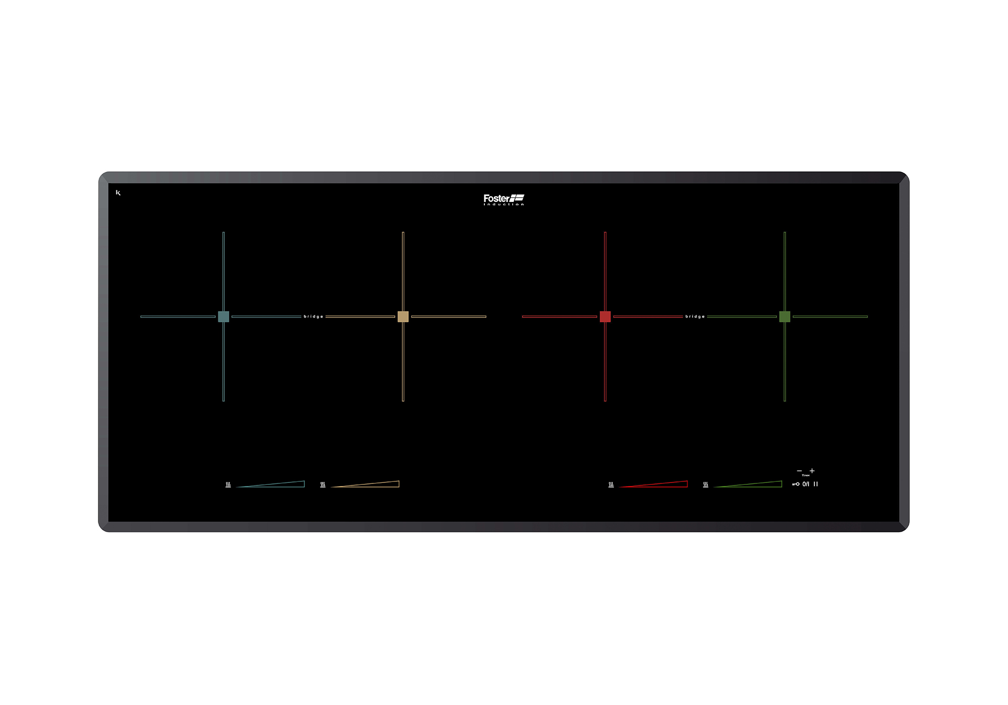 7334245 Варочная панель Индукционный мост S4000 7334 245 Fosterspa 