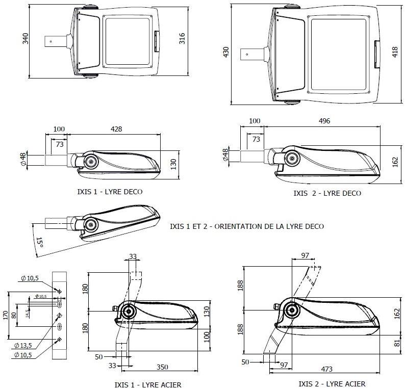 GHM-ECLATEC Алюминиевый уличный фонарь sun-id-1352848 - Вид №5
