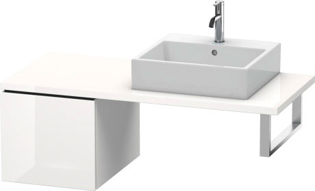 LC583108585 L-Cube Шкафчик для консоли Белый глянцевый лак Duravit - Вид №2