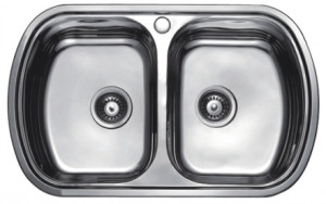 HB4980T Кухонная мойка , полированная сталь Haiba