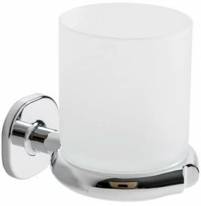 INDA® Настенный держатель для зубных щеток из матового стекла Ellepi A44100