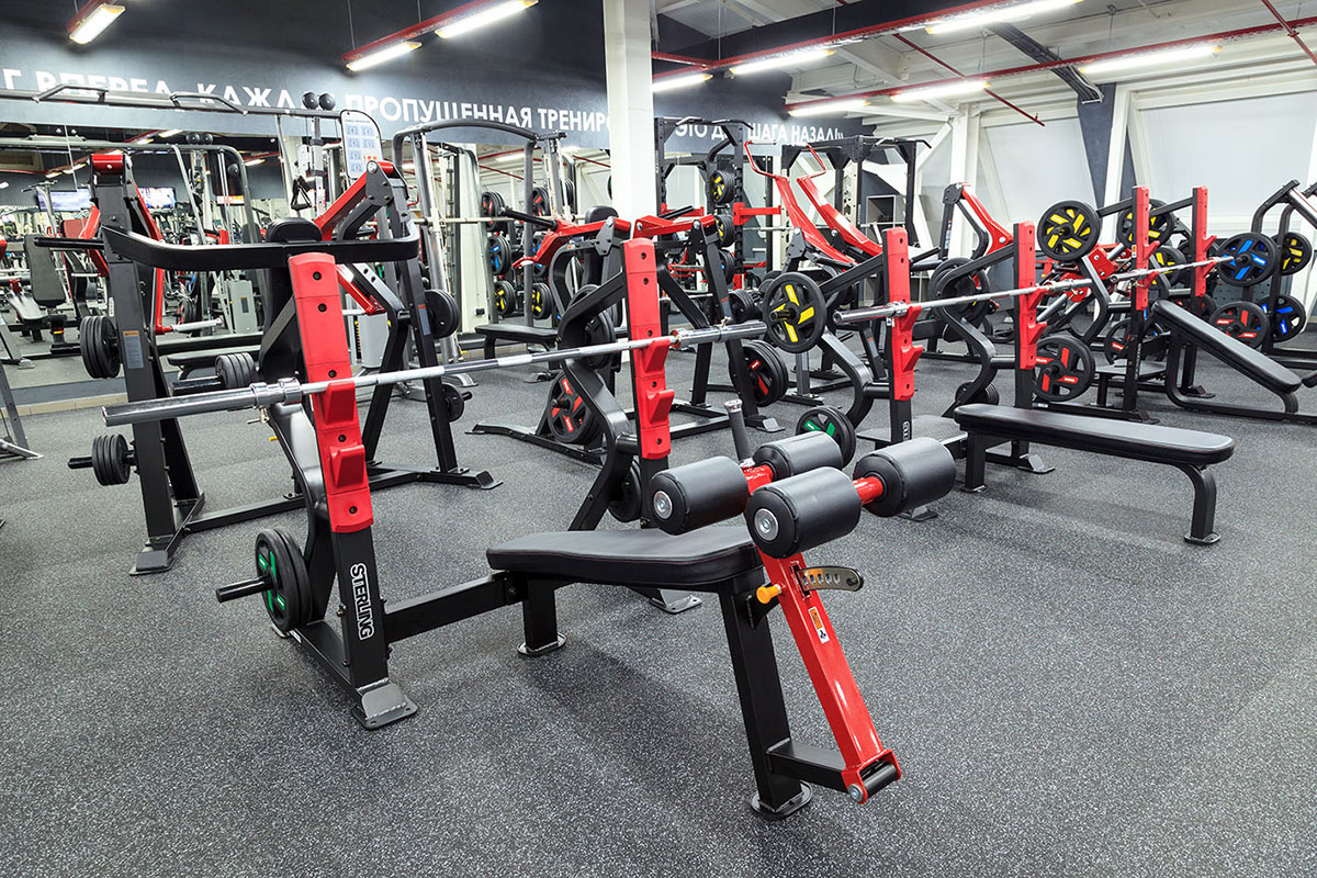 SL7030 Aerofit sterling sl7030 олимпийская скамья с отрицательным наклоном для жима AeroFIT Sterling - Вид №1