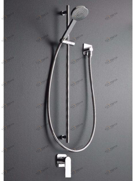 ZAZZERI Хромированная направляющая с ручным душем 100 sun-id-1353364