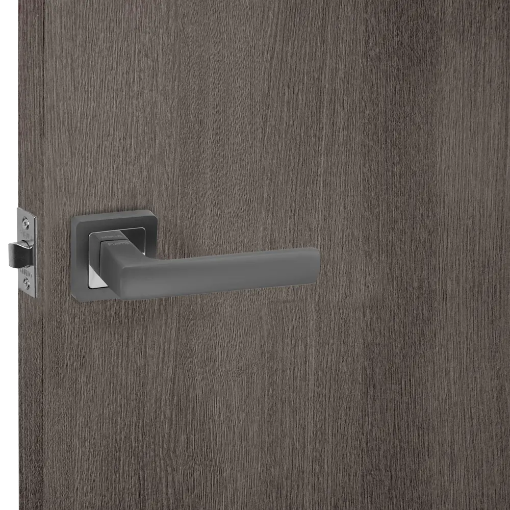 Дверные ручки PUNTO Ergo графит для межкомнатных и входных дверей 85203508 STLM-0059866 - Вид №5