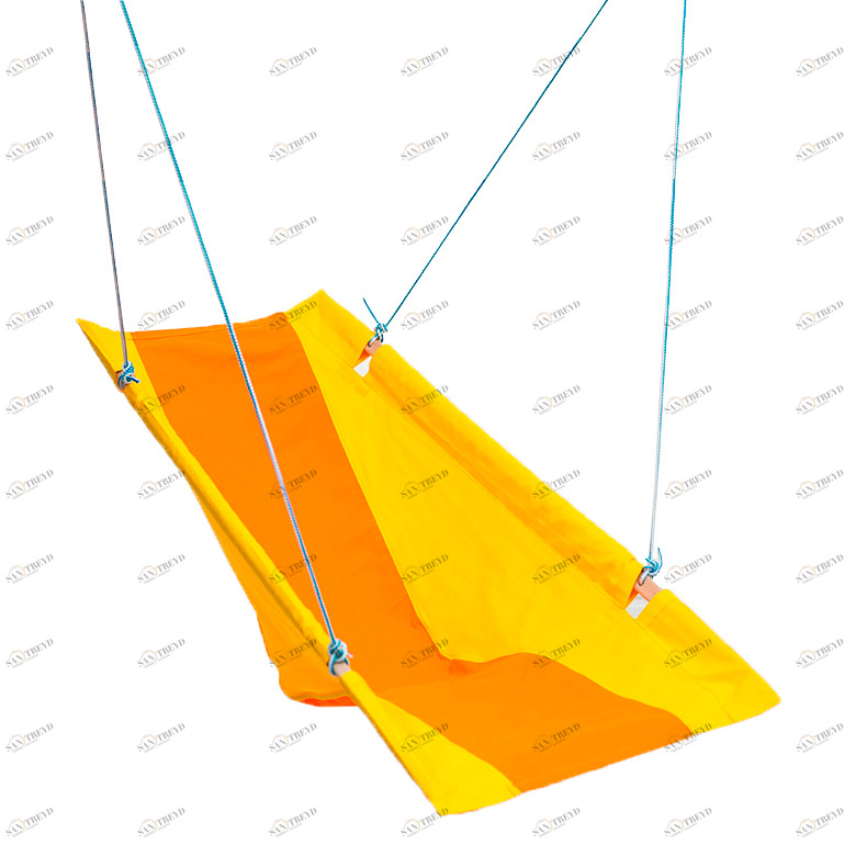 Гамак детский эргономичный оранжево-желтый ПОКАЧАЙКА  326717 Желтый Santreyd 