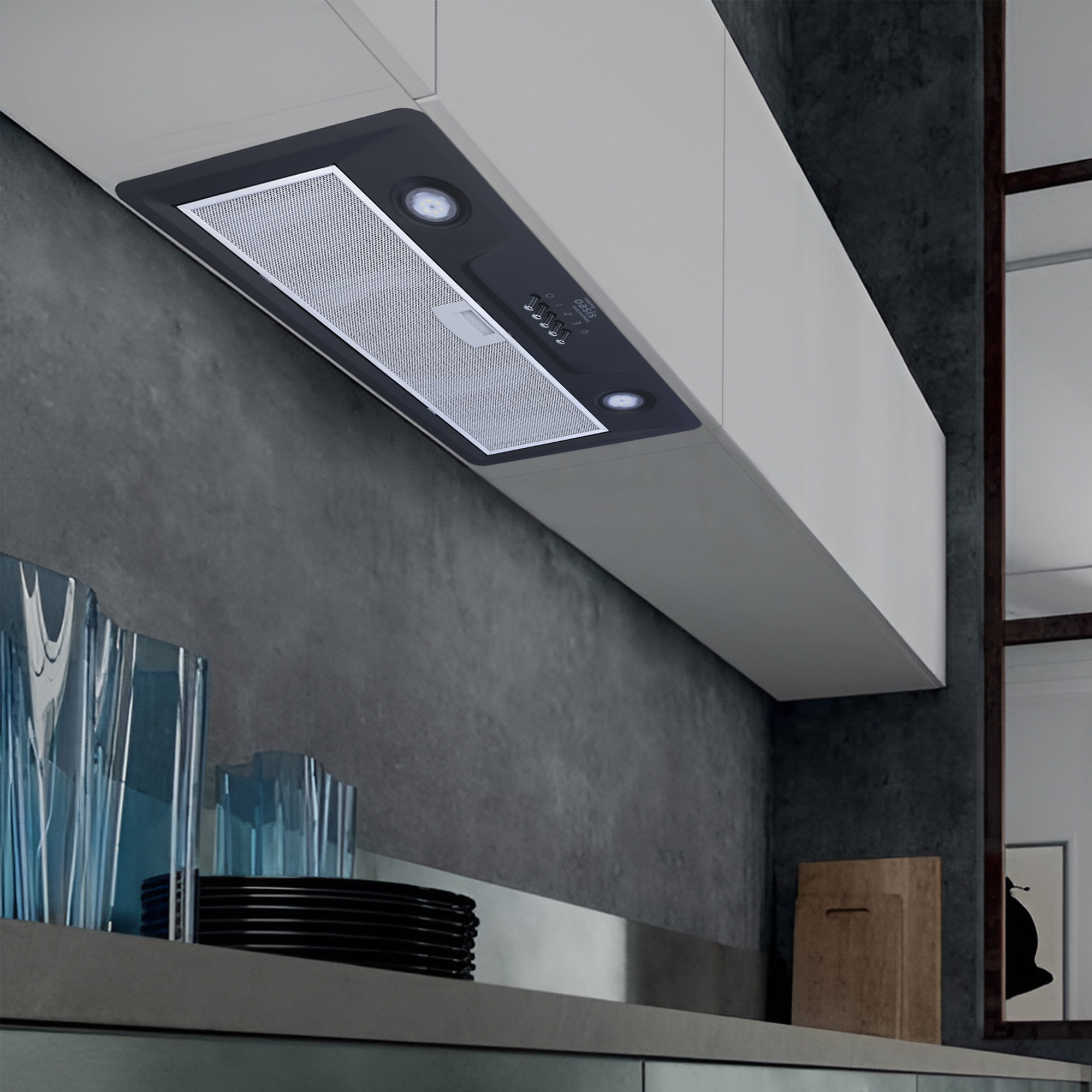 9136707 Вытяжка полновстраиваемая Оasis UN-50B черный OASIS STDN-0044515 - Вид №12