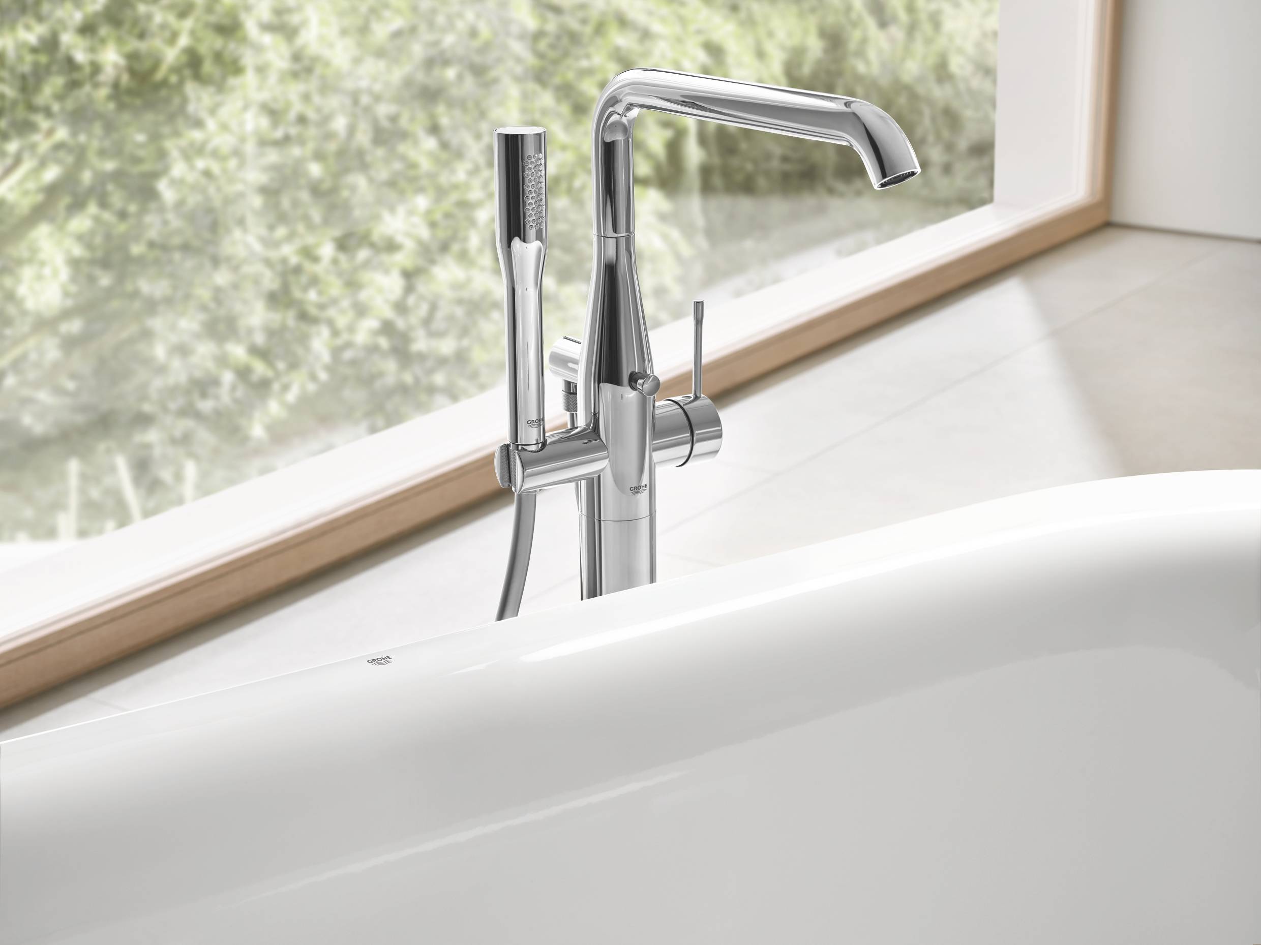 Ванна GROHE Essence, 180 х 80 х 57,5 см, альпин-белый (39611000) - Вид №10