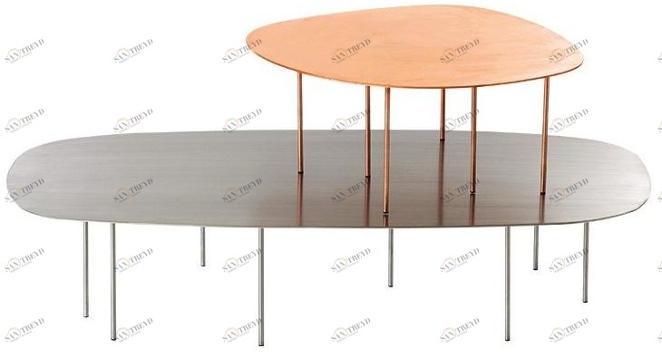 ASPLUND Журнальный столик из металла sun-id-1466115