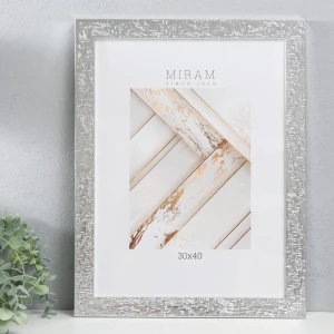 91286347 Рамка Мирам 9838361, 30x40 см, пластик, пластиковый экран STLM-0826714