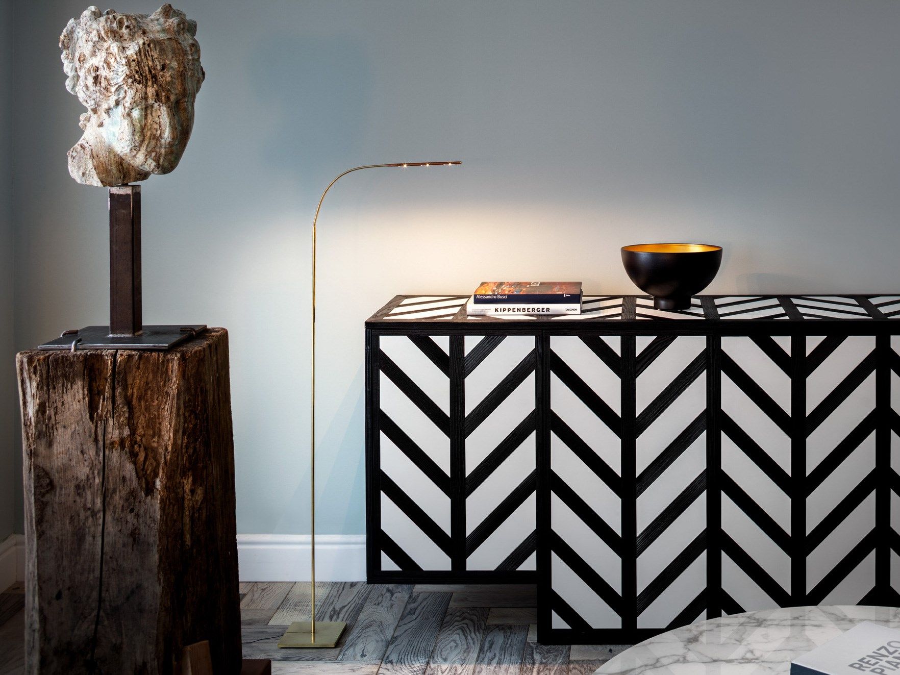 Латунь регулируемый светодиодный торшер Catellani & Smith вечные предметы ARCH-00117119 - Вид №6