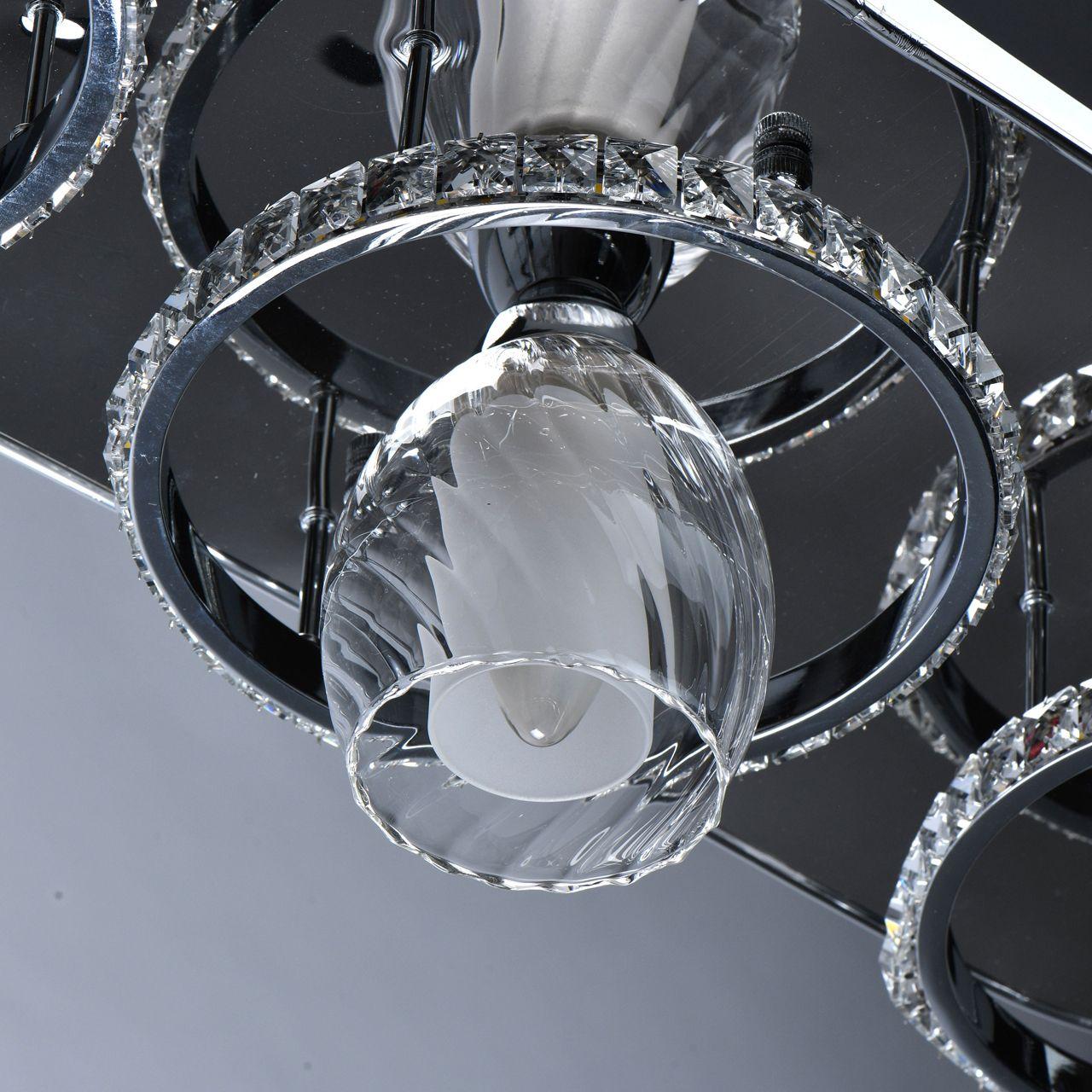 Потолочная люстра De Markt City Мадлен 424011403 DE MARKT МАДЛЕН 328379 Хром;прозрачный  - Вид №2