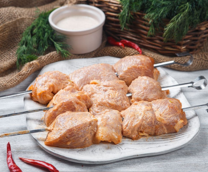 2952 Шашлык из филе грудки индейки Вкусляндия  - Вид №1