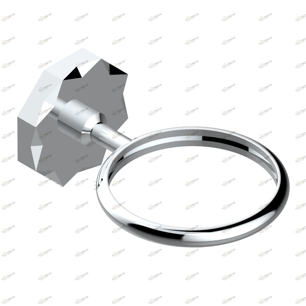 U2N-537 Настенный держатель без стакана Thg-paris Nihal porcelaine ivoire Хром U2N-537 CAT.A