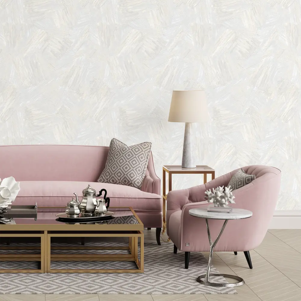 Обои флизелиновые Ateliero Soho бежевые 1.06 м AT38177-17 84872687 STLM-2076949 - Вид №2