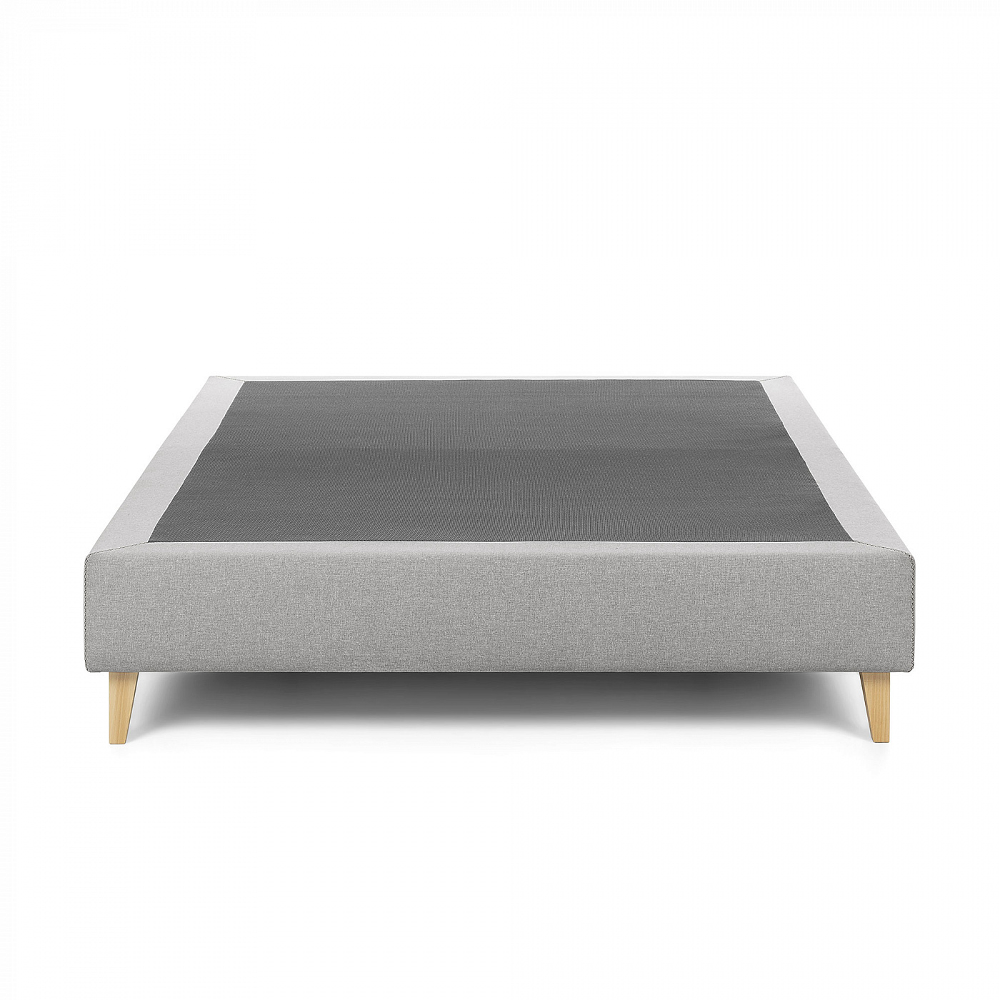 062778 Кровать 150x190 серая La Forma Nikos