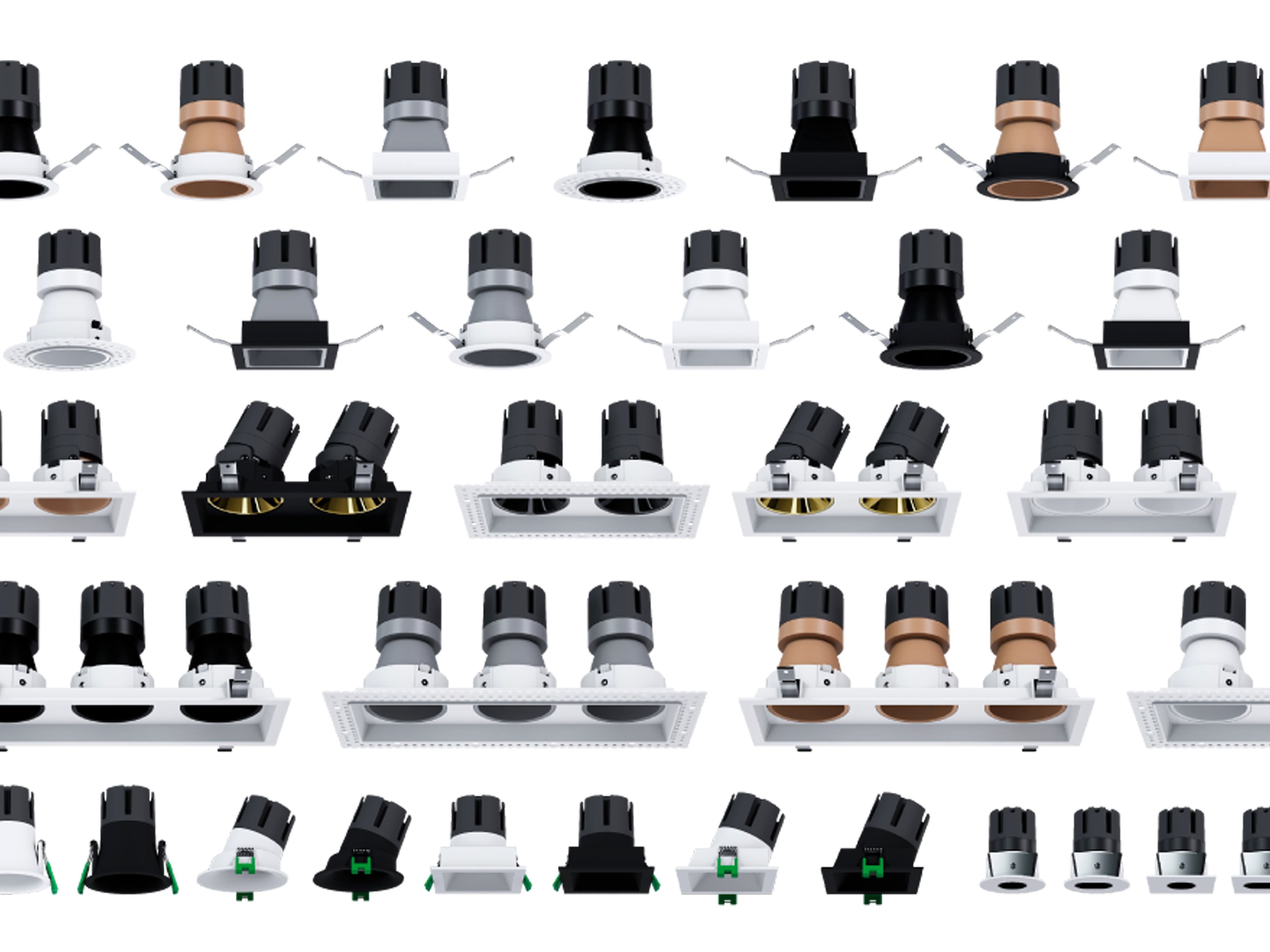 Несколько светодиодных утопленных прожекторов PAN Nemo ARCH-00091832 - Вид №1