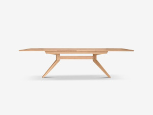 Прямоугольный выдвижной стол из дуба