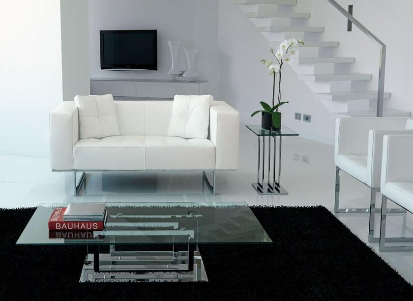 Italy Dream Design Журнальный столик из стали и стекла для гостиной Life class sun-id-1434102 - Вид №3