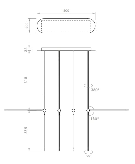Регулируемая потолочная лампа ACCENTO Pivò Plus ARCH-00111270 - Вид №4
