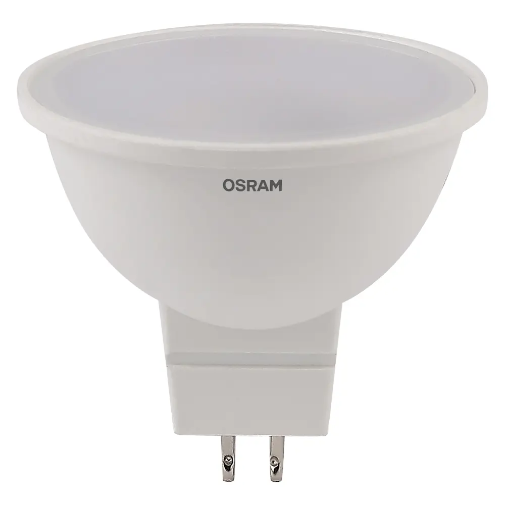 Лампа светодиодная Osram GU5.3 5 Вт/827 теплый белый свет 89402996 STLM-2203615 