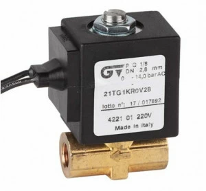GENEBRE 4221 02 220v 2-ходовой электромагнитный клапан прямого действия Н.З.