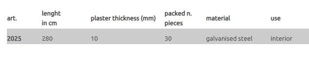 Профиль защитного выступа EDILFERRO TRAVEST ART. 2025 ARCH-00034760 - Вид №3
