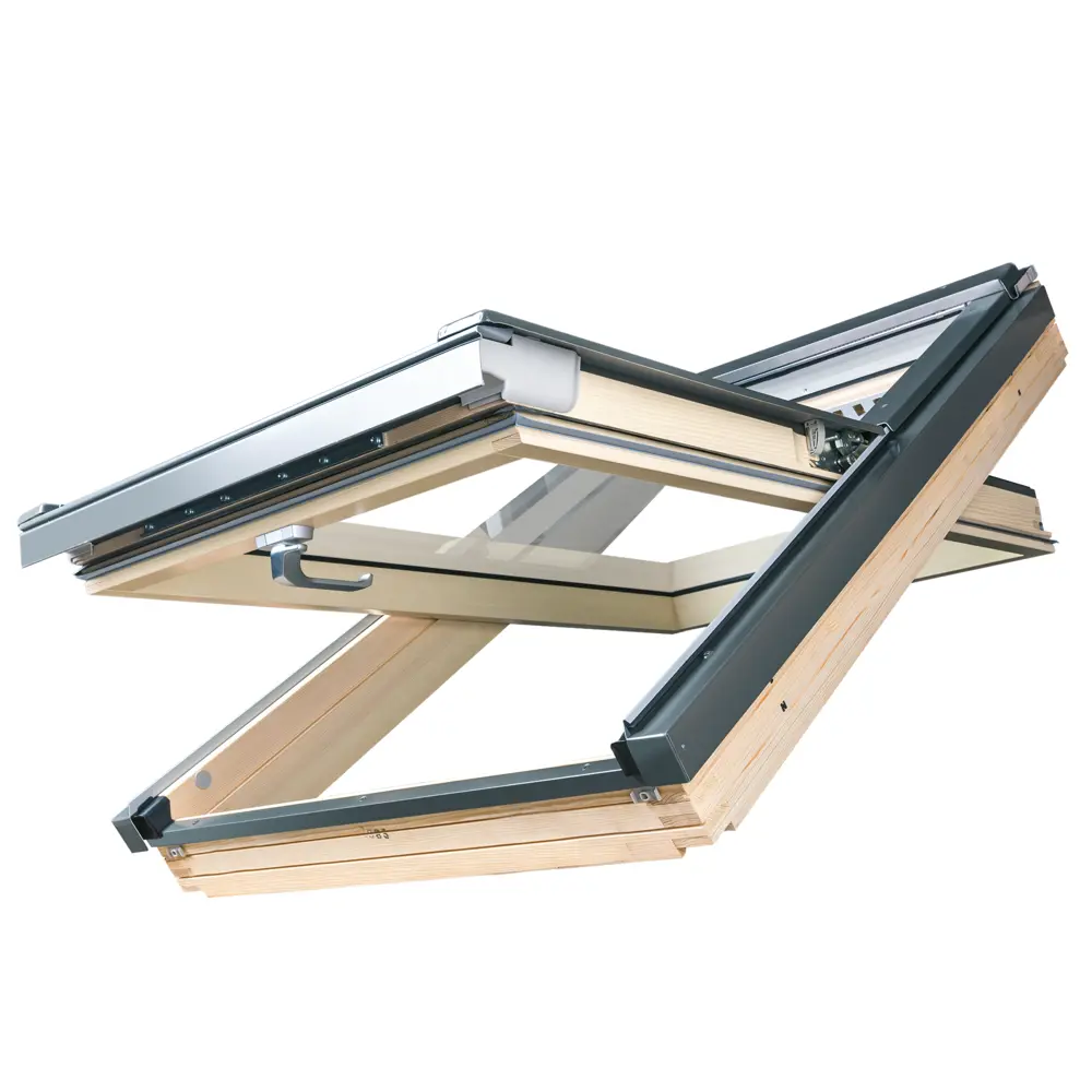 Мансардное окно Fakro FTP (CH) 55x78 см сосна STLM-2181168 - Вид №1