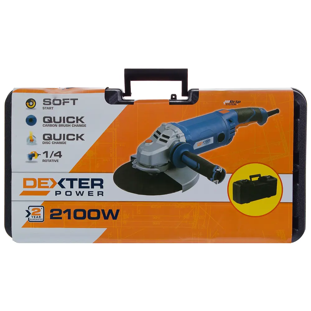 УШМ (болгарка) Dexter Power AG230-4, 2100 Вт, 230 мм 18678557 STLM-2142893  - Вид №5