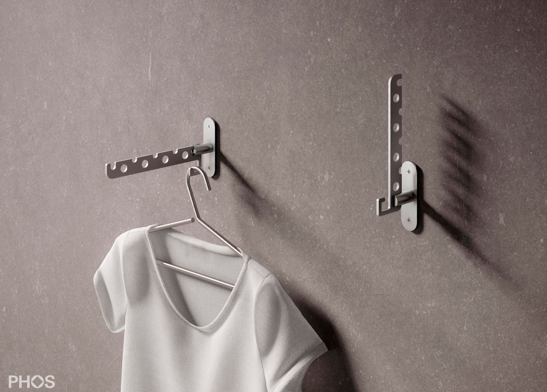 KL1 Веер для одежды складной, вылет 21,7 см. PHOS  - Вид №1