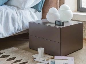 Novamobili Лаковая прикроватная тумба с ящиками Easy