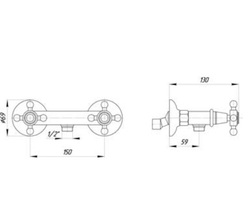 Смеситель MIGLIORE Arcadia ML.ARC-8346.DO для душа - золото  - Вид №3