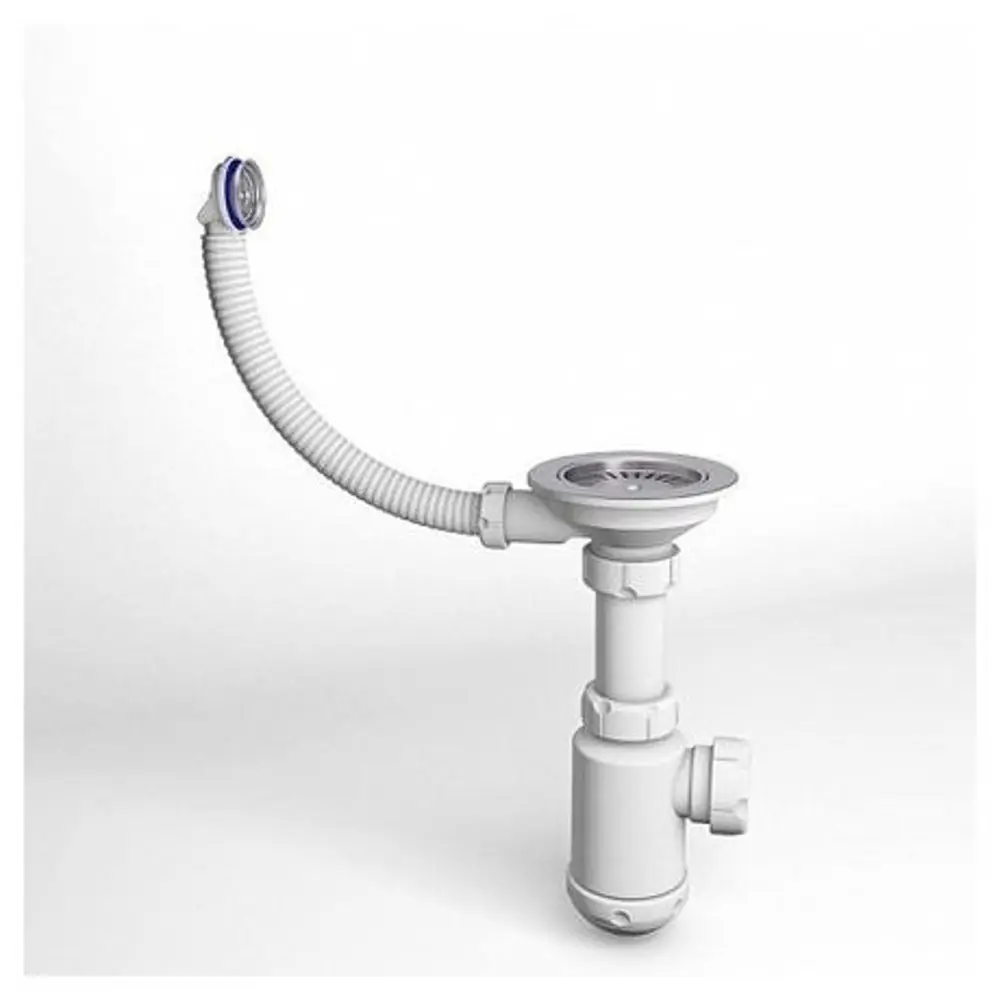 Кухонная мойка DELINIA с крылом 64×48,8 см из кварцевого композита 87806498 Мойка врезная STLM-0887535 - Вид №6