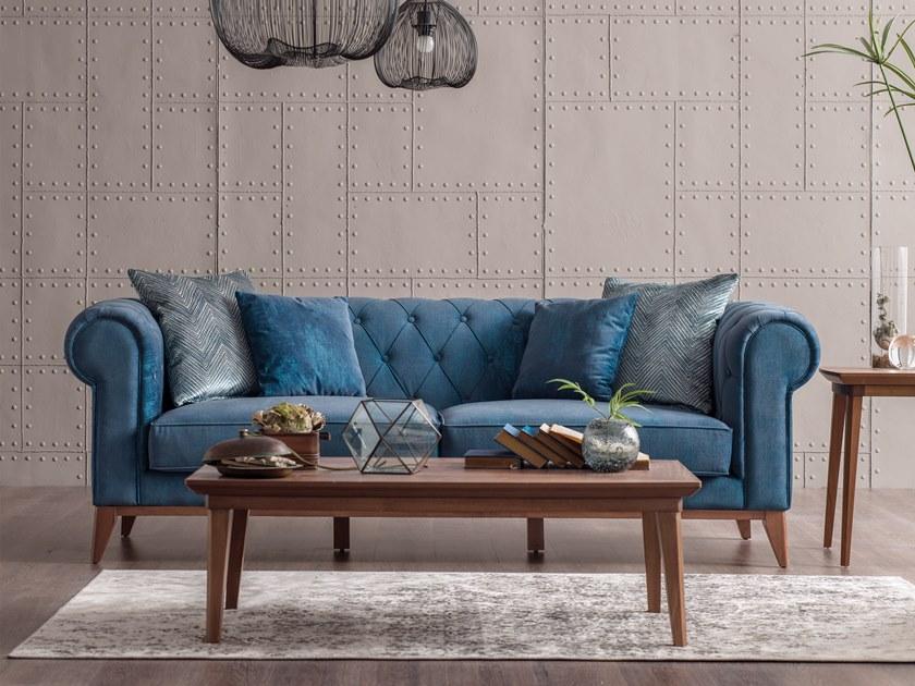 Enza Home Тафтинговый 3-местный диван из ткани Chelsea sun-id-1381526 - Вид №10