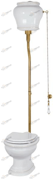 ML.MLD-25.712.D3.BR/ML.MLD-25.728.D3.BR Компакт унитаз с бачком Золотистый Migliore  Италия 