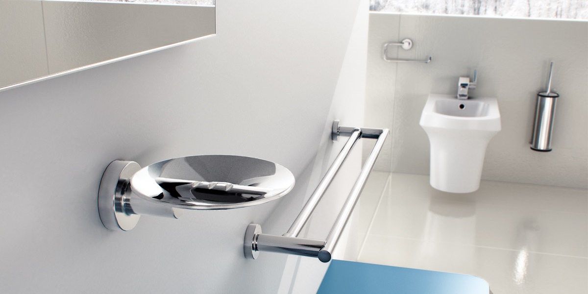 Sonia Мыльница металлическая открытая настенная Tecno Project Хром 116959 - Вид №1