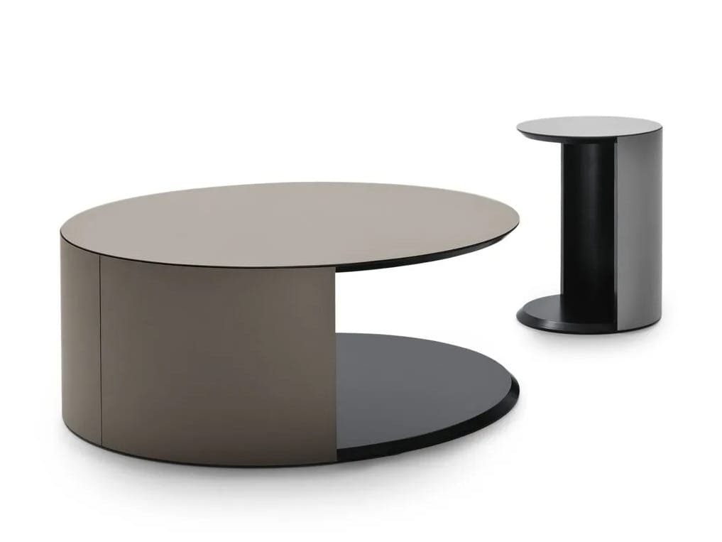 Деревянный низкий круглый журнальный столик i 4 Mariani Papier ARCH-00053275