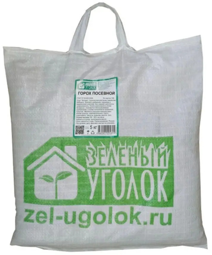 90344228 Семена Зеленый Уголок Горох Посевной 5 кг 4660001294615 STLM-0193171