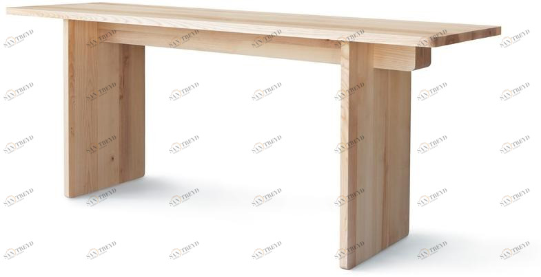 Nikari Прямоугольный высокий стол из массива дерева Edi sun-id-1466771