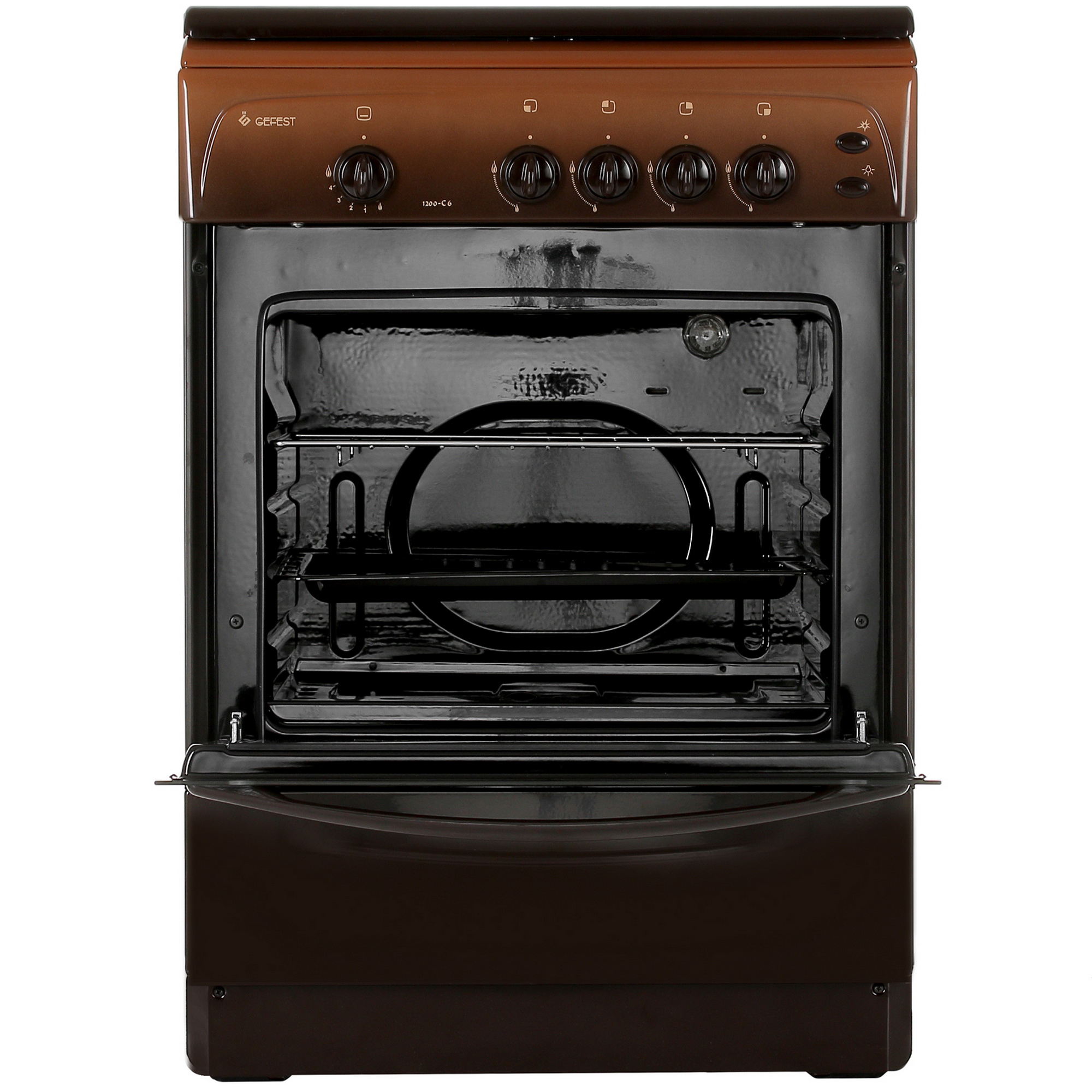 8164061 Газовая плита Gefest ПГ 1200 С6 К43 коричневый STDN-0149038 - Вид №6