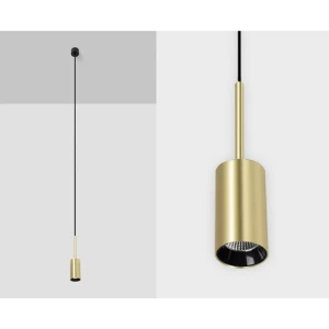 91865316 Светильник подвесной светодиодный Italline Dl 3038 Dl 3038 black-gold 3 м² теплый белый (желтый) свет цвет черный STLM-1510992