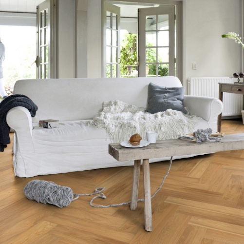 Паркет Ёлка Solidfloor New classic Винзор 1126204 Дуб Натур (Гладкая) 610х122 мм 1500200200 - Вид №13