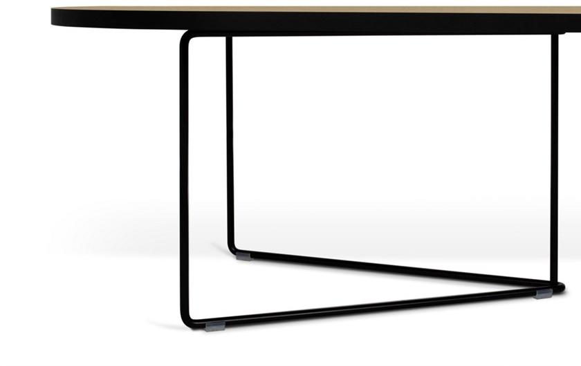 TemaHome Низкий овальный деревянный журнальный столик  9500.629730/09  - Вид №4