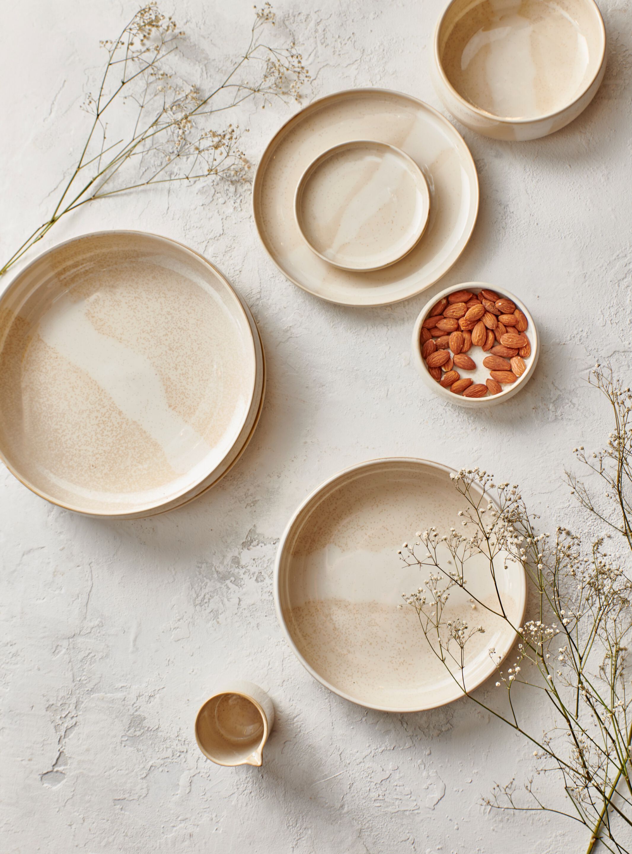 Круглая фарфоровая тарелка POMAX Nougat ARCH-00036631 - Вид №5