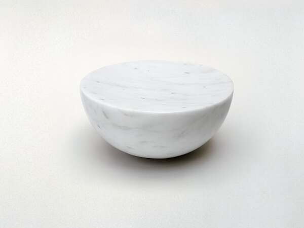 Скульптурный мраморный низкий табурет Michael Anastassiades MEDITATION ARCH-00019391