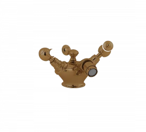 Gentry Home Смеситель для раковины мостик на 2 отверстия 200мм Berkeley Бронза GH101838