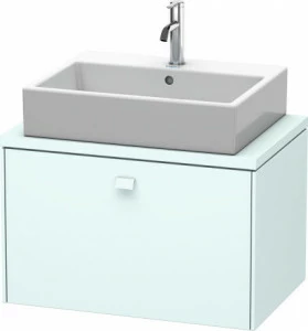 BR510100909 Brioso Тумбочка для компактной консоли Светло-голубой матовый декор