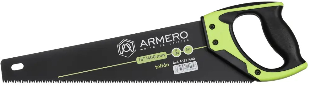 90567864 Ножовка по дереву Armero A532/400, 400 мм STLM-0847783