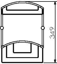 10860H Душевая полка подвесная цвет хром LANGBERGER Accessories - Вид №2
