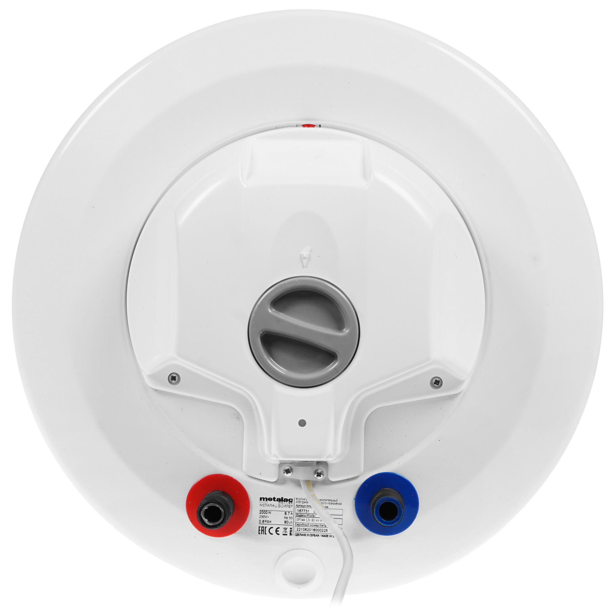 1202283 Водонагреватель электрический Metalac OPTIMA EZV 80 R КН STDN-0068517 - Вид №3